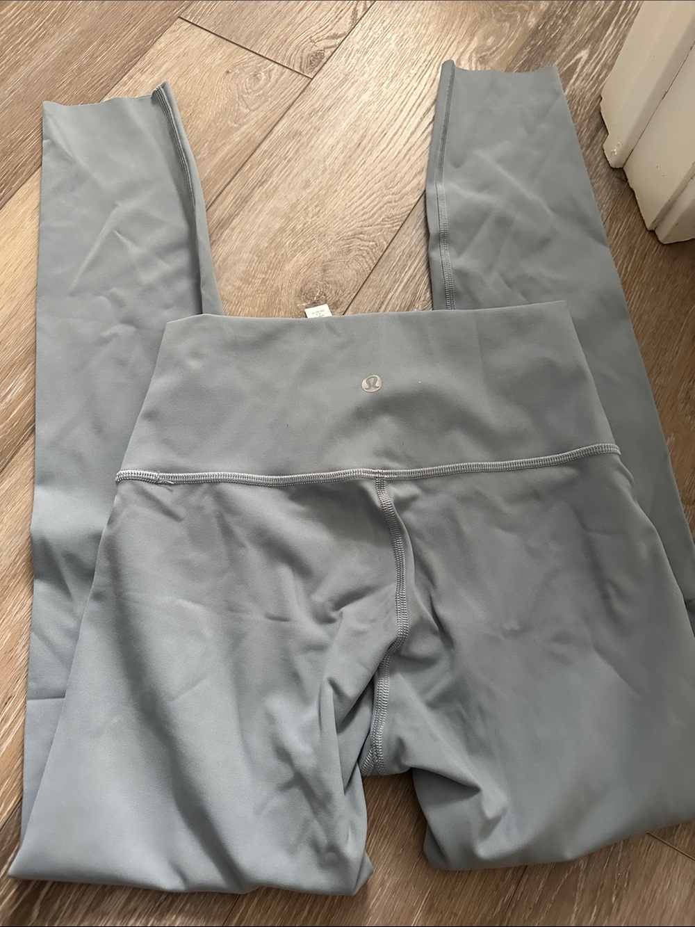 lululemon athletica Light Gray High-Waist Leggings